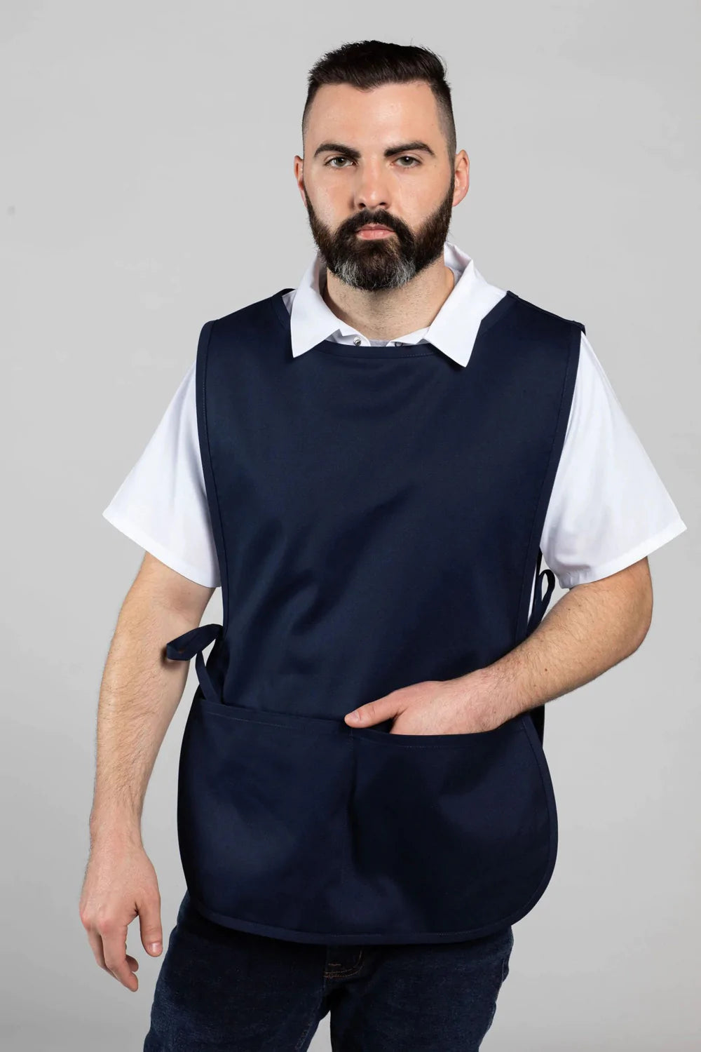 Uncommon Threads Regular Navy Cobbler Apron (2 Pockets)