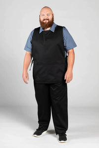 Uncommon Threads X-Large Black Cobbler Apron (2 Pockets)