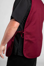 Load image into Gallery viewer, Uncommon Threads Burgundy Cobbler Apron (2 Pockets)