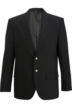 Load image into Gallery viewer, Edwards 34 / Regular Men&#39;s Essential Hopsack Blazer - Black