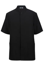 Load image into Gallery viewer, Men&#39;s Nehru Housekeeping Service Shirt - Black