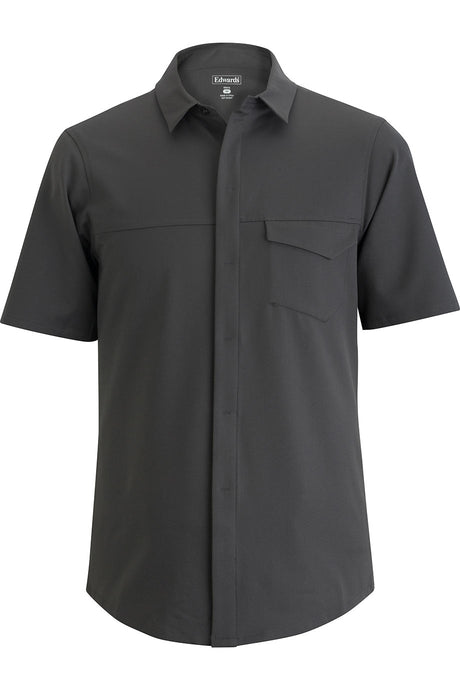 Edwards S Men's Steel Grey Sorrento Tech Shirt
