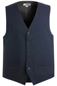 Edwards S / Regular Men's Navy Essential Polyester Vest