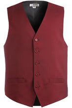 Load image into Gallery viewer, Edwards Men&#39;s Burgundy Essential Polyester Vest