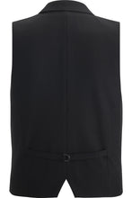 Load image into Gallery viewer, Edwards Men&#39;s Dress Lapel Vest - Black