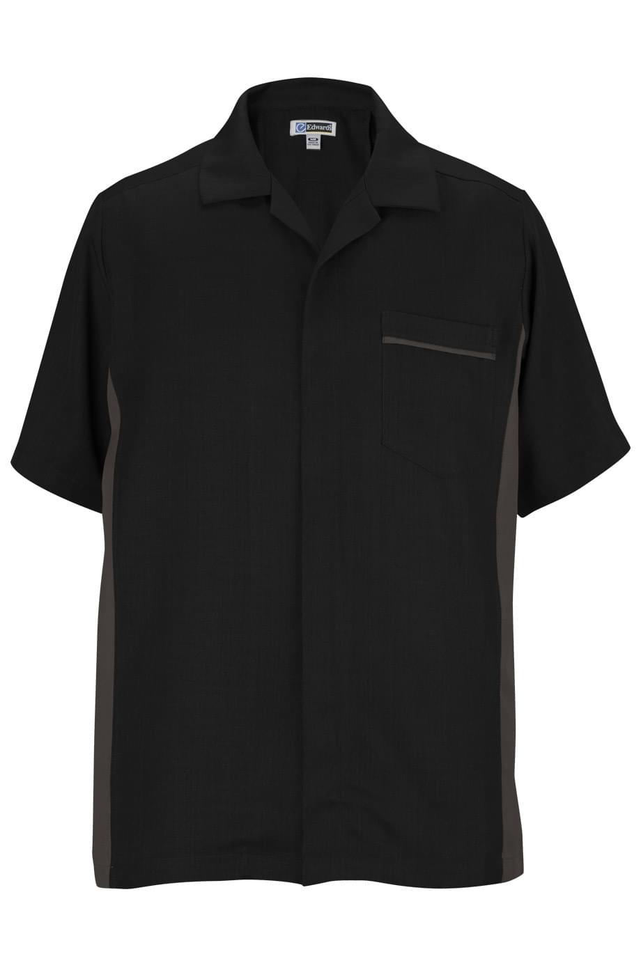 Edwards Black Premier Men's Housekeeping Service Shirt