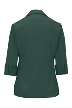 Load image into Gallery viewer, Edwards Ladies&#39; 3/4 Sleeve Poplin - Hunter