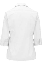 Load image into Gallery viewer, Edwards Ladies&#39; 3/4 Sleeve Poplin - White