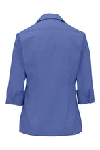 Load image into Gallery viewer, Edwards Ladies&#39; 3/4 Sleeve Poplin - French Blue