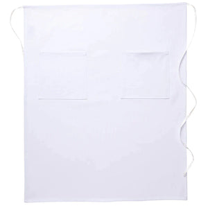 White Bistro Apron (2 Pockets)
