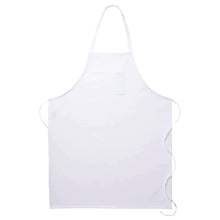 Load image into Gallery viewer, White Pencil Pocket Bib Apron