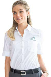 Edwards Ladies' Comfort Stretch Poplin - French Blue