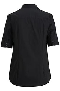 Edwards Ladies' Comfort Stretch Poplin - Black