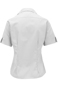 Edwards Ladies' Short Sleeve Poplin - White