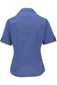 Edwards Ladies' Short Sleeve Poplin - French Blue