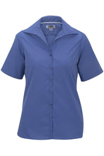 Load image into Gallery viewer, Edwards XXS Ladies&#39; Short Sleeve Poplin - French Blue