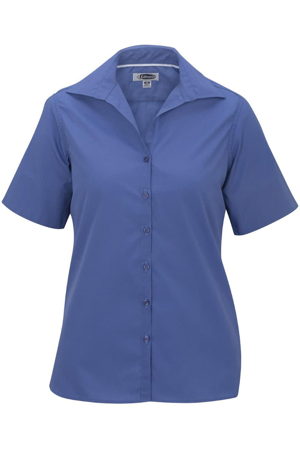 Edwards XXS Ladies' Short Sleeve Poplin - French Blue