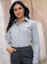 Load image into Gallery viewer, Edwards Ladies&#39; Purple Café Batiste Blouse