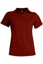 Load image into Gallery viewer, Edwards Ladies&#39; Hi-Performance Polo - Burgundy