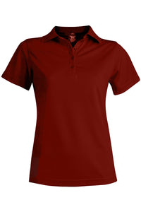 Edwards Ladies' Hi-Performance Polo - Burgundy