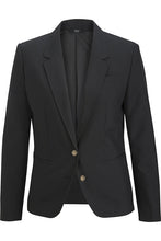 Load image into Gallery viewer, Edwards 0 / Regular Ladies&#39; Essential Hopsack Blazer - Black