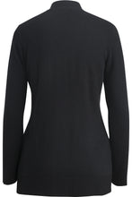 Load image into Gallery viewer, Black Jersey Knit Acrylic Cardigan