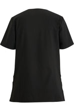 Load image into Gallery viewer, Edwards Ladies&#39; Black Power Stretch Mock Wrap Tunic