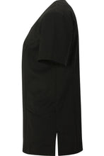 Load image into Gallery viewer, Edwards Ladies&#39; Black Power Stretch Mock Wrap Tunic