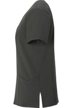 Load image into Gallery viewer, Edwards Ladies&#39; Steel Grey Power Stretch Mock Wrap Tunic