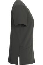 Load image into Gallery viewer, Edwards Ladies&#39; Steel Grey Power Stretch Mock Wrap Tunic