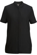 Load image into Gallery viewer, Edwards XXS Black Housekeeping Full-Zip Tunic