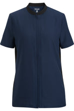 Load image into Gallery viewer, Edwards XXS Navy Housekeeping Full-Zip Tunic