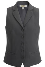 Load image into Gallery viewer, Edwards S Ladies&#39; Dress Lapel Vest - Steel Grey