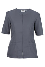 Load image into Gallery viewer, Edwards XXS Pewter Housekeeping Zip Tunic