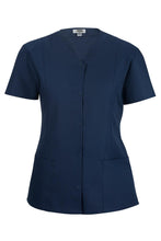 Load image into Gallery viewer, Edwards XXS Navy Housekeeping Snap Front Tunic