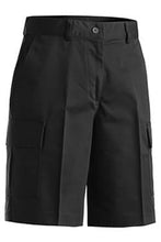 Load image into Gallery viewer, Edwards 0 Ladies&#39; Blended Chino Cargo Short - Black