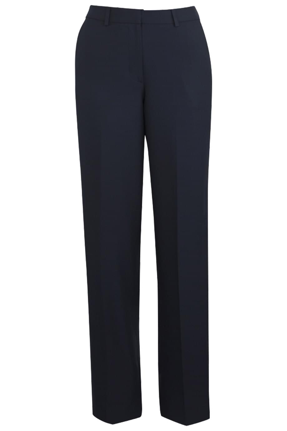 Ladies' Navy Synergy Dress Pant (With Belt Loops)