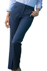 Ladies' Steel Grey Synergy Dress Pant (No Belt Loops)