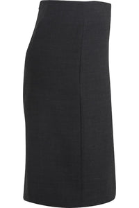 Ladies' Russel Straight Skirt - Charcoal Marl