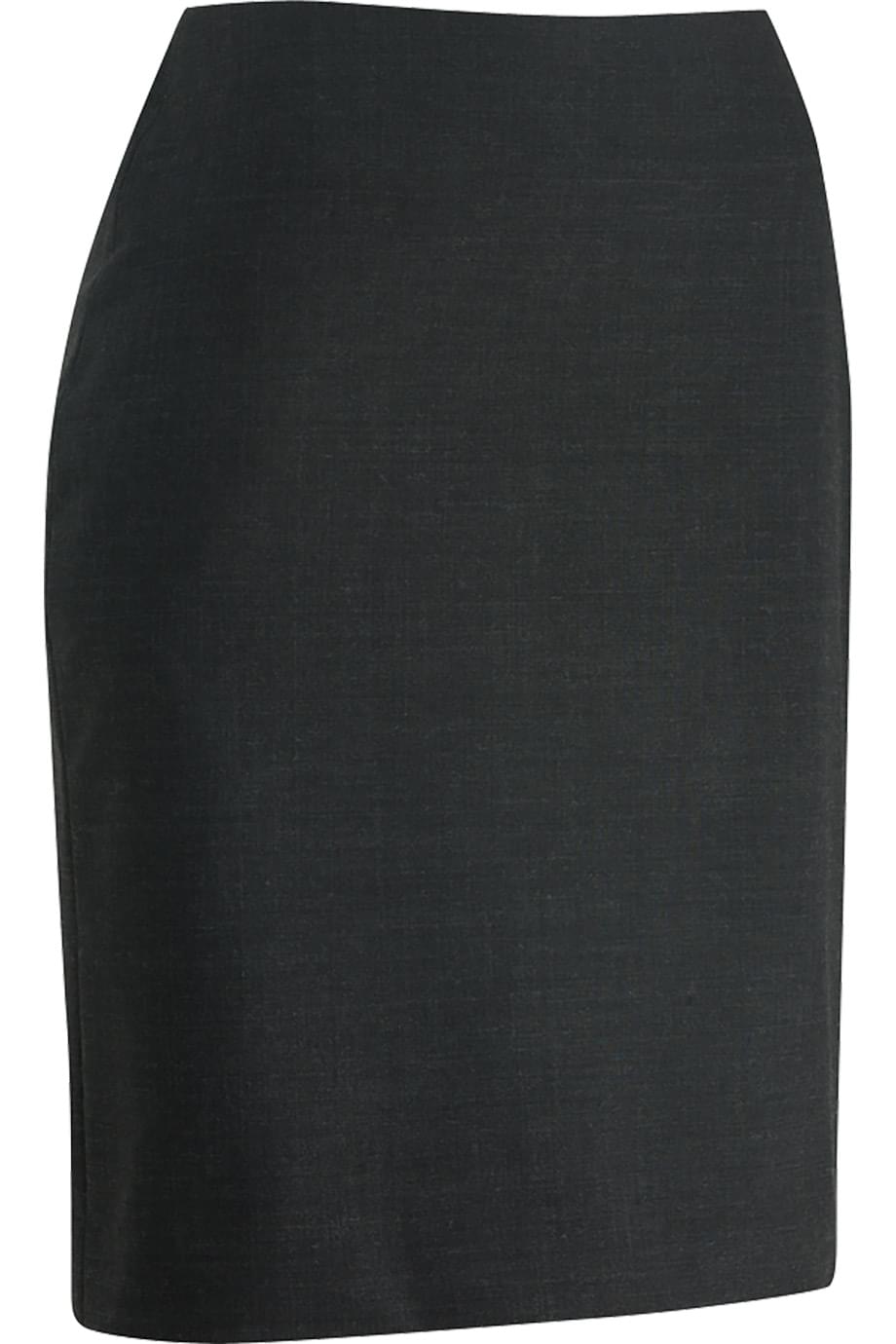 Ladies' Russel Straight Skirt - Charcoal Marl