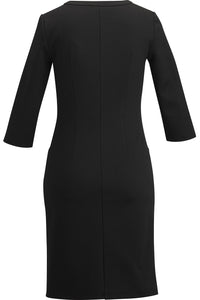 Redwood & Ross Collection Ladies' Ponte Sheath Dress - Black