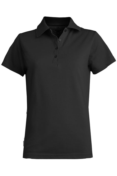 Edwards Ladies' Pique Polo - Black