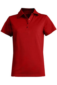 Edwards Ladies' Pique Polo - Red