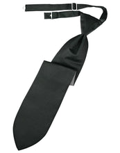 Load image into Gallery viewer, Cardi Pre-Tied Asphalt Herringbone Necktie