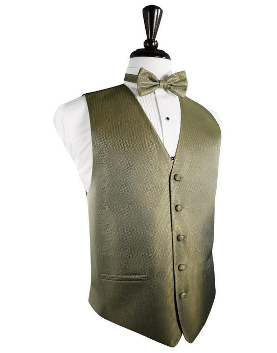 Cardi Bamboo Herringbone Tuxedo Vest