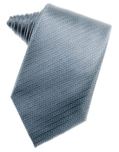 Load image into Gallery viewer, Cardi Self Tie Desert Blue Herringbone Necktie