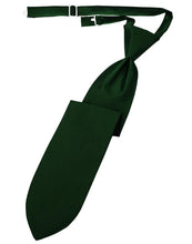 Load image into Gallery viewer, Cardi Pre-Tied Hunter Herringbone Necktie