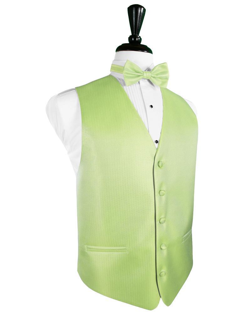 Cardi Kiwi Herringbone Tuxedo Vest