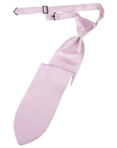 Cardi Pre-Tied Pink Herringbone Necktie