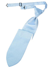Load image into Gallery viewer, Cardi Pre-Tied Powder Blue Herringbone Necktie